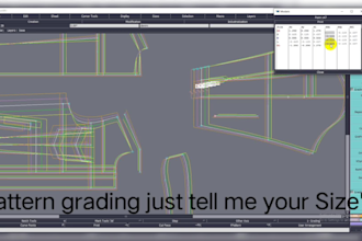 create digital sewing pattern and grading any item in PDF and dxf