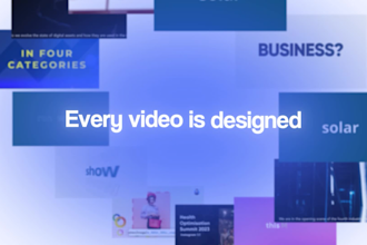 create a cinematic event promo video or conference trailer