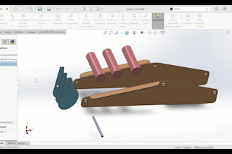 solidworks mechanical design and 3d modeling from your sketch