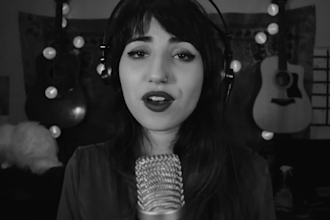 record beautiful, soft and delicate vocals