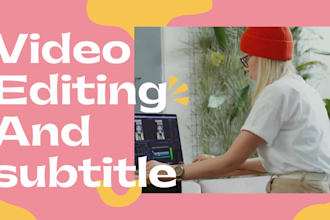 create professional accurate videos subtitle srt vtt files movies video dubbing