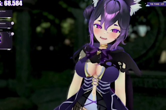 create and rig anime 3d vtuber character 3d vtuber rigging, vrm 3d vtuber model