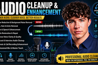 do forensic audio clean up, detect background voice noise removal voice analysis