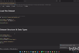 do python data analysis , cleaning and visualization