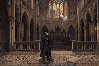 do pixel art designs and animations