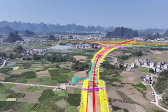 do drone footage line drawing cad mapping video marking
