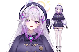 design 3d vtuber model anime vtuber rigging live 2d vtuber model live2d rigging