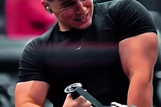 do 3d bodybuilding video, 3d fitness animation, gym animated video and yoga