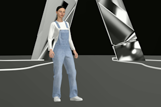 make clo3d clothes modeling , texturing and animation