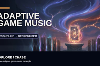 compose adaptive video game music for your roguelike or deckbuilder