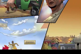 create cinematic motion comic, manga, webtoon animation