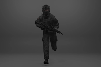 create smooth run or walk cycle animation for your 3d character