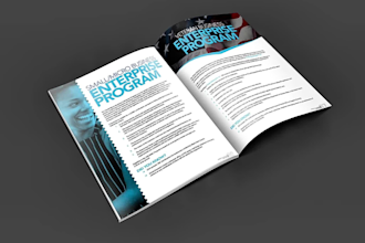 design a professional catalog, booklet or magazine