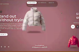 3d animated website wordpress elementor spline gsap rive webgl threejs html css