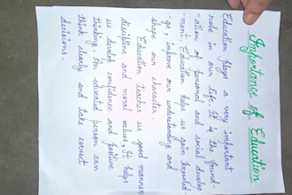 provide neat and beautiful handwriting services tor custom letters