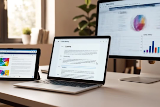 content writing canva design and ai data entry tasks