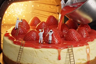 create amazing ai food miniature art and tiny food scenes