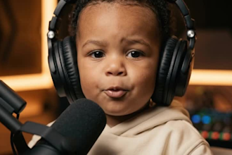 create baby podcast video, ai baby podcast