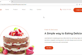 develop  websites using HTML CSS javascript and PHP