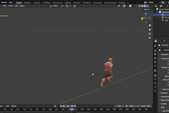 create 3d low poly custom characters ready for rigging, animation and game asset