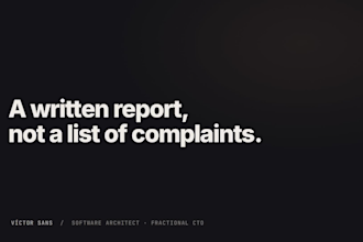 do a security audit and code review of your web app