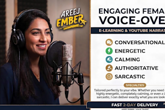 record an engaging elearning voiceover or youtube video narration
