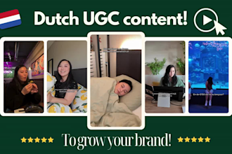 be your dutch ugc creator for authentic ugc content