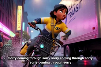 create 3d pixar style kids animation, ai character animation, 3d ai video art
