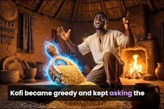 create african folktale ai videos with cinematic storytelling