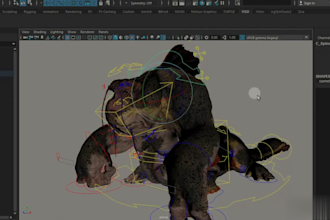 put life in 3d animal,quadruped creature rigging,body flex physrig,ue5 ikfk rig