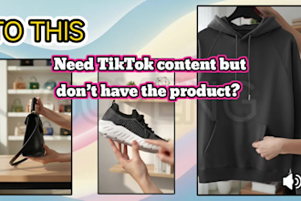 create a 15 second ugc style tiktok product promo video