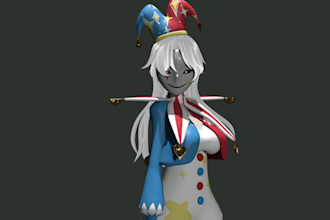 creating characters in blender
