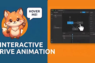 create interactive rive mascot animations for apps and websites