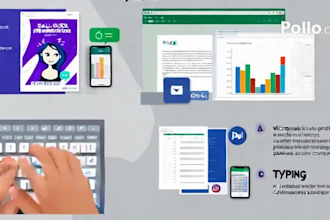do data entry and work on microsoft suite,logo design