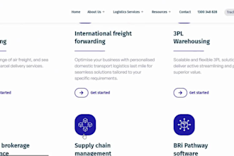 design logistics website freight broker website trucking cargo transport website