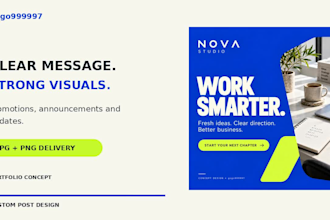 design professional social media posts for your business