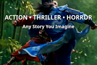 create a 1 minute ai story video for youtube shorts tiktok and reels