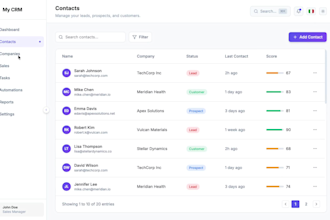 build a CRM app customized for your business needs