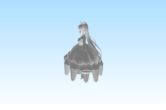 sculpt custom 3d anime character figures stl for 3d printing