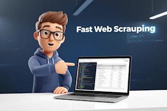 scrape data from any website to excel or CSV