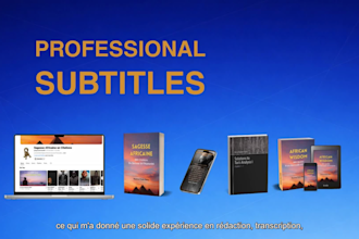 make subtitles for your videos in english or french