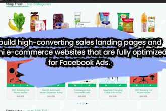 build sales funnel landing page using elementor, wordpress, user friendly design