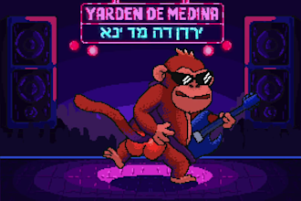 create custom pixel art animation in retro 8 bit style