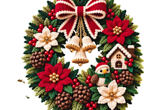 create christmas crochet patterns and crochet PDF patterns