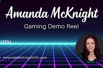provide professional voice over for video games and animation