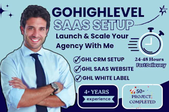 set up your ghl saas mode, white label and go high level agency crm setup