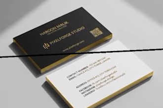 design professional and modern business visiting cards