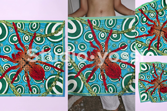 design custom hand drawn patterns for your luxury scarf brand