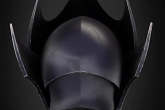 sculpt 3d cosplay props, 3d armor mask helmet, 3d weapons, sword for 3d printing