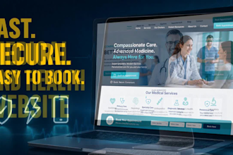 design medical and healthcare website and doctors website